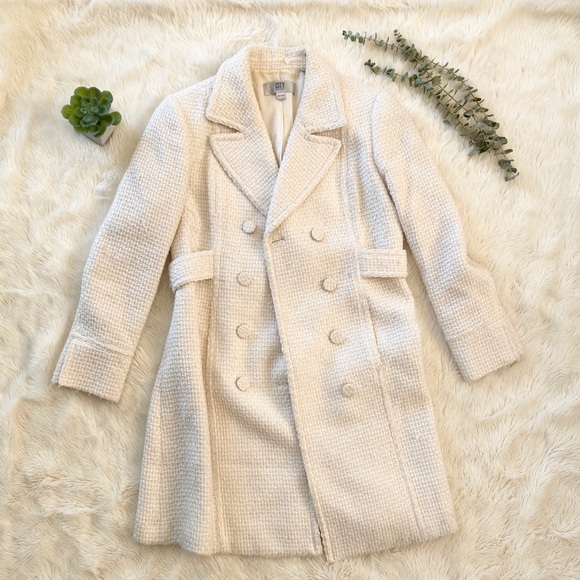 Dkny Jackets & Blazers - Long Tweed Coat- City DKNY